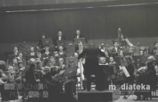 Koncert w Filharmonii Podlaskiej, ul. Podleśna 2, Białystok, druga połowa lat 70. XX w., fot. ze zbiorów Andrzeja Trzcińskiego