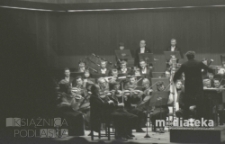 Koncert w Filharmonii Podlaskiej, ul. Podleśna 2, Białystok, druga połowa lat 70. XX w., fot. ze zbiorów Andrzeja Trzcińskiego