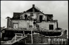 Stara zabudowa, Piaski, Białystok, druga połowa lat 70. XX w., fot. ze zbiorów Andrzeja Trzcińskiego