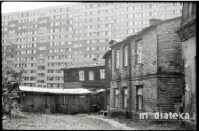 Stara zabudowa, Piaski, Białystok, druga połowa lat 70. XX w., fot. ze zbior&oacute;w Andrzeja Trzcińskiego