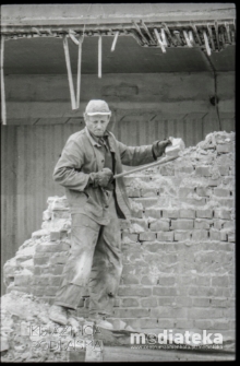 Stara zabudowa, Piaski, Białystok, druga połowa lat 70. XX w., fot. ze zbiorów Andrzeja Trzcińskiego