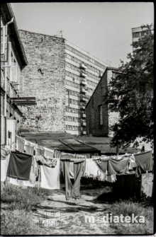 Stara zabudowa, Piaski, Białystok, druga połowa lat 70. XX w., fot. ze zbiorów Andrzeja Trzcińskiego