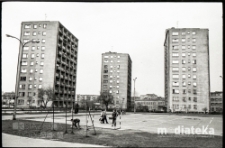 Boisko, okolice ul. Zwierzynieckiej, Białystok, druga połowa lat 70. XX w., fot. ze zbiorów Andrzeja Trzcińskiego