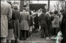 Obchody Święta Pracy 1 Maja, Park Zwierzyniecki, Białystok, druga połowa lat 70. XX w., fot. ze zbiorów Andrzeja Trzcińskiego
