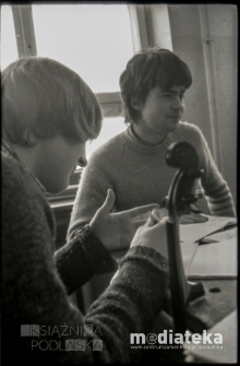 Zajęcia szkolne, Szkoła Podstawowa nr 25 im. Janusza Kusocińskiego, ul. Zwierzyniecka 9a, Białystok, druga połowa lat 70. XX w., fot. ze zbiorów Andrzeja Trzcińskiego