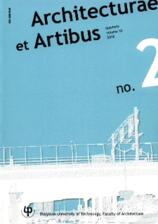 Architecturae et Artibus. Vol. 10, no. 2