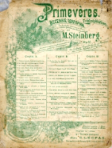 Primavéres = Vesennie cvetočki = Frühlingsblüthen : Op. 87. Serija: B No 7, Duo de l’op. "Geischa" de S. Jones