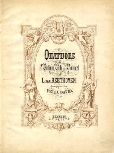 Quatuors : für 2 Violinen, Viola und Violoncell