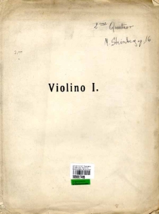 Kwartety. Skrzypce (2), altówka, wiolonczela. Nr 2.Op. 16.C-dur.