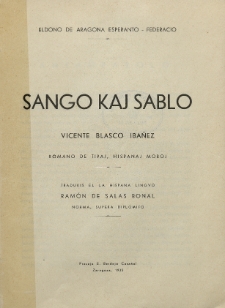 Sango kaj sablo : romano de tipaj, hispanaj moroj