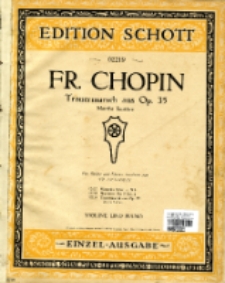 Sonaty. Fortepian, skrzypce. Nr 2. Op. 35. b-moll. Marche funèbre (aranż.)