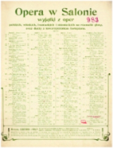 "Un ballo in maschera" :Canzone (Saper voreste = Chcesz ubiór wiedzieć)