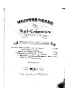 F&uuml;nf Choralvorspiele. Organy. Op. 4.