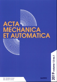 Acta Mechanica et Automatica. Vol. 13, no 1