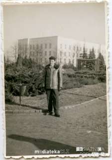 Portret mężczyzny, Park Planty, Białystok, lata 60. XX w.