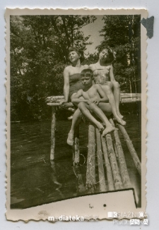 Wczasy nad rzeką Krutynią, lata 60. XX w.