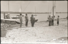 Kurs żeglarski dla dzieci i młodzieży na Stawach Dojlidzkich, Białystok, lata 60. 70. XX w.