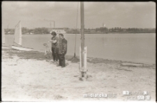 Kurs żeglarski dla dzieci i młodzieży na Stawach Dojlidzkich, Białystok, lata 60. 70. XX w.