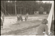 Kurs żeglarski dla dzieci i młodzieży na Stawach Dojlidzkich, Białystok, lata 60. 70. XX w.