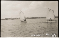 Kurs żeglarski dla dzieci i młodzieży na Stawach Dojlidzkich, Białystok, lata 60. 70. XX w.