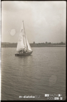 Kurs żeglarski dla dzieci i młodzieży na Stawach Dojlidzkich, Białystok, lata 60. 70. XX w.