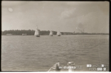 Kurs żeglarski dla dzieci i młodzieży na Stawach Dojlidzkich, Białystok, lata 60. 70. XX w.