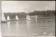 Kurs żeglarski dla dzieci i młodzieży na Stawach Dojlidzkich, Białystok, lata 60. 70. XX w.