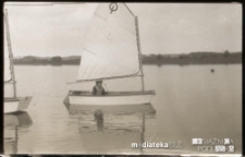 Kurs żeglarski dla dzieci i młodzieży na Stawach Dojlidzkich, Białystok, lata 60. 70. XX w.
