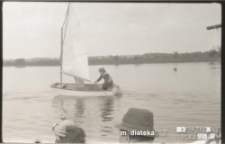 Kurs żeglarski dla dzieci i młodzieży na Stawach Dojlidzkich, Białystok, lata 60. 70. XX w.