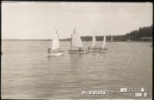 Kurs żeglarski dla dzieci i młodzieży na Stawach Dojlidzkich, Białystok, lata 60. 70. XX w.