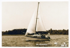 Łódka Odys AB-127, typ Plus na jeziorze, 1976-89 r.