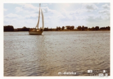 Łódka Odys AB-127, typ Plus na jeziorze, 1976-89 r.