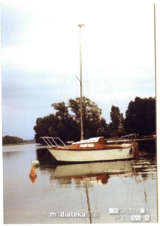 Łódka Odys A-060, typ Plus na jeziorze, 1979-89 r.