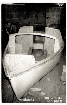 Budowa łódki Okaz A-111, typ Karaś 450, Białystok