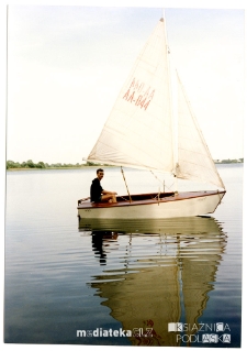 Tomek Grzybowski na żaglówce Amigo A-222, typ Pasja 383, 1992-2015 r.