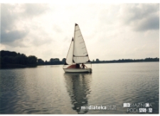 Tomek Grzybowski na żaglówce Amigo A-222, typ Pasja 383, 1992-2015 r.