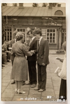 Pożegnanie absolwentów technikum 1986, Białystok, Technikum Kolejowe w Starosielcach
