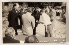 Uroczystość z okazji zakończenia roku szkolnego 1978/1979, Białystok, Technikum Kolejowe w Starosielcach