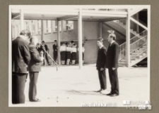 Uroczystość z okazji zakończenia roku szkolnego 1988/1989, Białystok, Technikum Kolejowe w Starosielcach