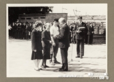 Uroczystość z okazji zakończenia roku szkolnego 1988/1989 - wręczenie świadectw, Białystok, Technikum Kolejowe w Starosielcach