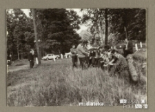 Pogadanka przewodnika podczas wycieczki w Kętrzynie