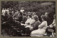 Uroczystość z okazji zakończenia roku szkolnego 1984/1985 Białystok, Technikum Kolejowe w Starosielcach