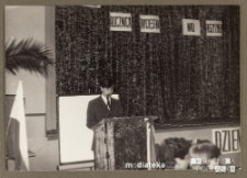 Przemówienie na uroczystości z okazji Dnia Zwycięstwa, Białystok, Technikum Kolejowe w Starosielcach, 10 maja 1985 r.