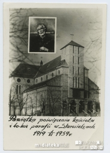 Pamiątka poświęcenia Kościoła Św. Stanisława i czterdziestolecie Parafii w Starosielcach, 1.11.1959