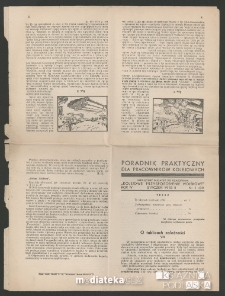 Poradnik praktyczny dla pracowników kolejowych, Warszawa, styczeń 1938 r.