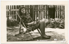 Portret Ewy Jasińskiej, ul. Koszykowa 20, Białystok - lata 70. XX w.