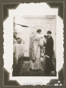 Zdjęcie ślubne, lata 30. 40. XX w.