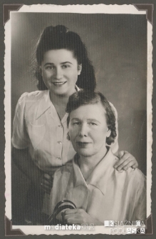 Portret Marii Czerewacz z Ireną Czerewacz, 1948-1949 r.
