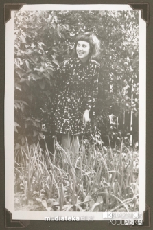 Portret Ewy Jasińskiej, ul. Koszykowa 20, Białystok - lata 70. XX w.