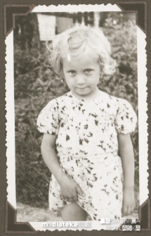 Portret dziecięcy Joanny Czerewacz, Białystok - 1941-1944 r.